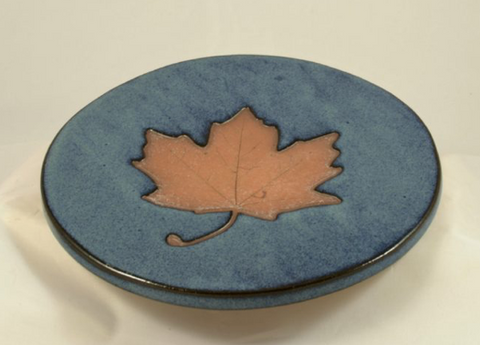 Pottery: Trivet in Maple Leaf Collection