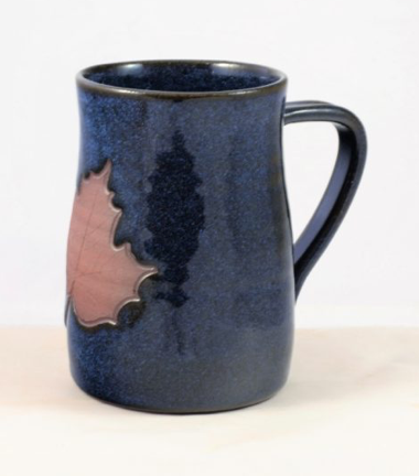 Pottery: Coffee Mug 12 oz in Maple Leaf Collection