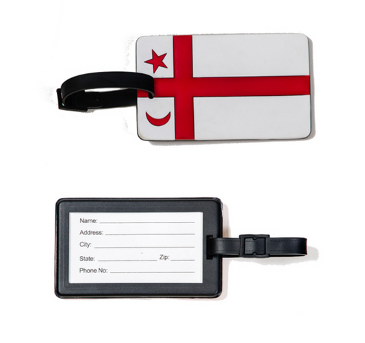 Étiquette de bagage : Drapeau Mi'kmaq