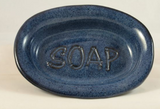 Pottery: Soap Dish in Studio Blue Collection