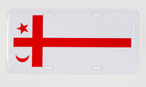 Plaque d'immatriculation : Drapeau Mi'Kmaq