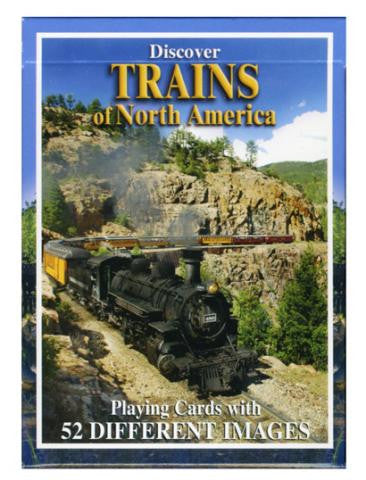 Playing Cards: Discover Trains of North America