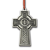 Ornament: Celtic Cross Handcrafted Pewter