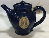 Pottery:Teapot in Valley Apple Collection with Raised Design of Evangeline