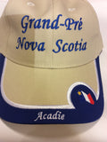 Hat: Acadie Two Tone w Flag & Grand-Pré Wording
