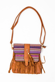Canvas Bag: Native Design Crossbody