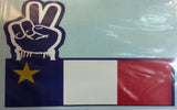 Sticker: Peace Acadian Flag
