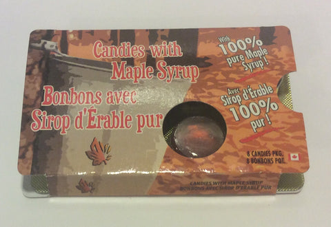 Candies with Maple Syrup: Blister Pack of 8