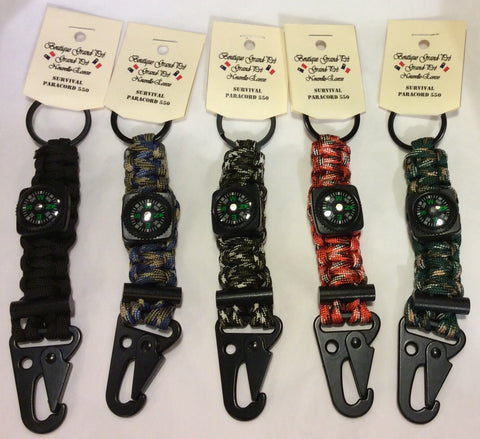 Paracord Keychain in assorted colours