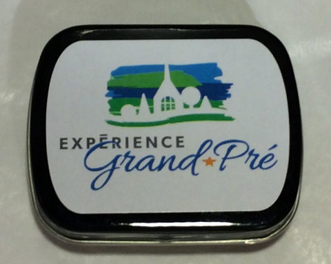 Mints: Tin Mint flavour with Grand-Pré custom logo .75oz
