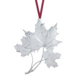 Ornament: Maple Leaf 2004 Hand Crafted Pewter