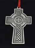 Ornament: Celtic Cross Handcrafted Pewter
