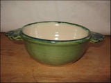 Saintonge Pottery: Porringer with White Glaze